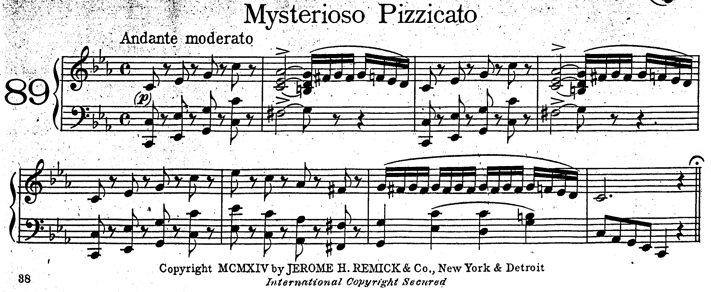Mysterioso Pizzicato